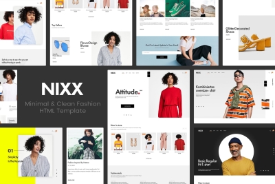 NIXX | Minimal & Clean Fashion HTML Template