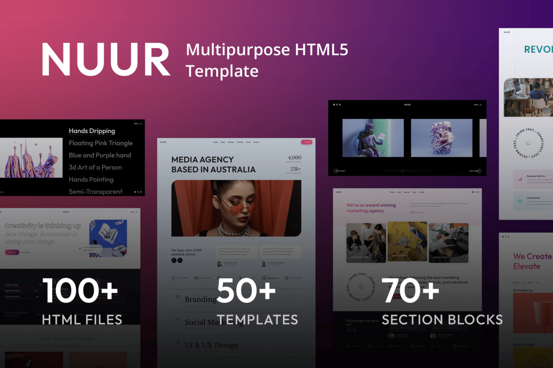 Nuur - Multipurpose HTML5 Template
