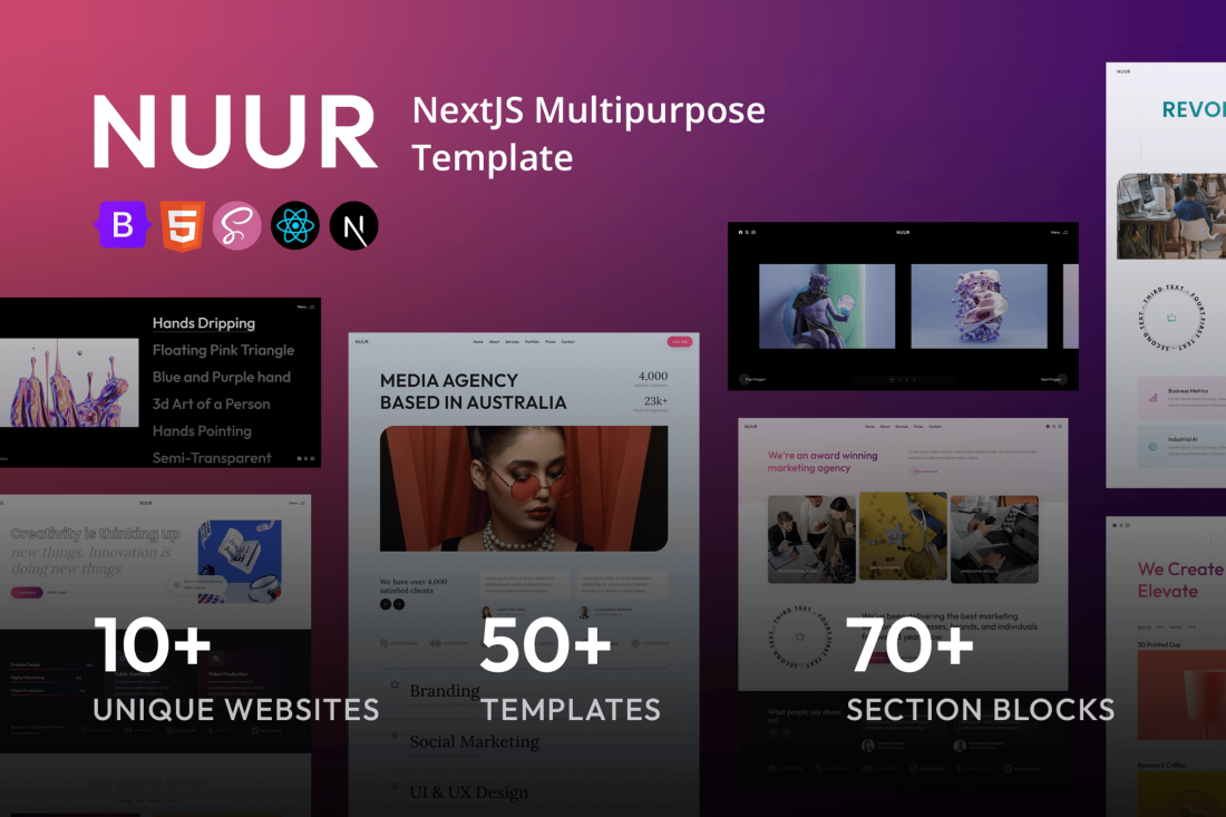 Nuur - NextJS Multipurpose Template