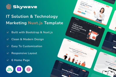 Nuxt.js IT Solution Technology Marketing - Skywave