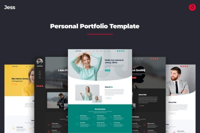 Onepage Personal, Resume, & Portfolio - Jess