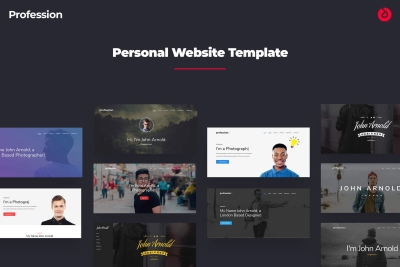 Onepage Personal, Resume, & Portfolio - Profession