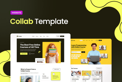 Online Learning Website Template