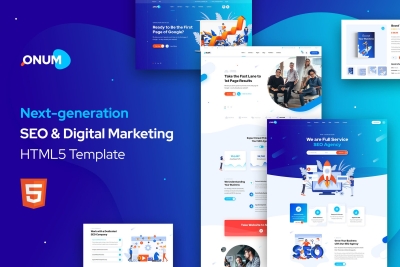 Onum - SEO & Marketing HTML5 Template