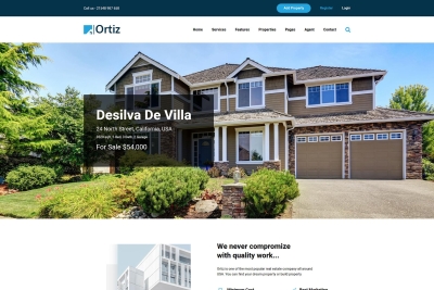 Ortiz - Real Estate HTML5 Template