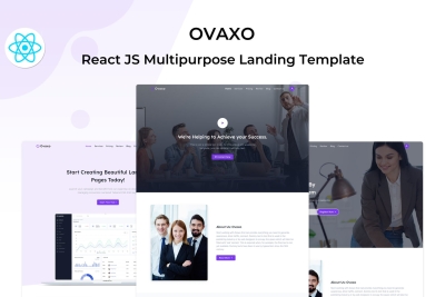 Ovaxo - React Multipurpose Business Template