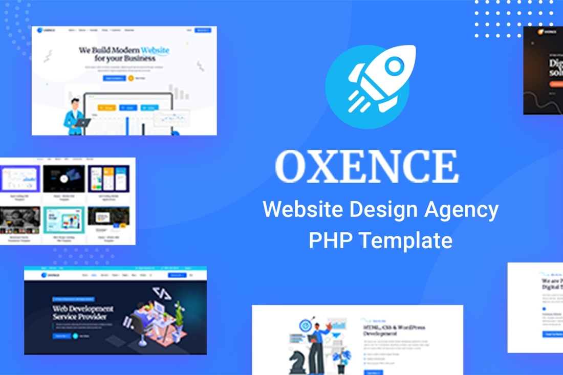 Oxence - Web Design Agency PHP Template