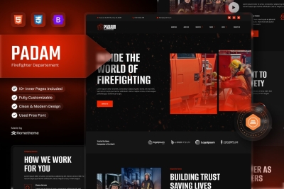 Padam - Firefighter Departement HTML Template