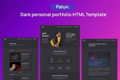 Palun - Personal Portfolio HTML Template