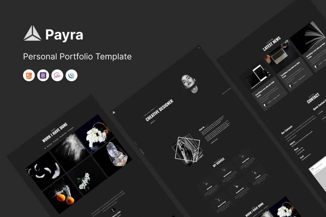 Payra Personal Portfolio Template