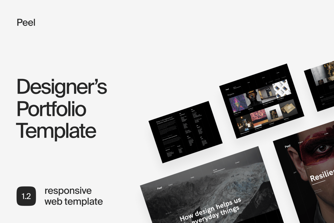 Peel | Portfolio Template For Creatives