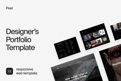 Peel | Portfolio Template For Creatives