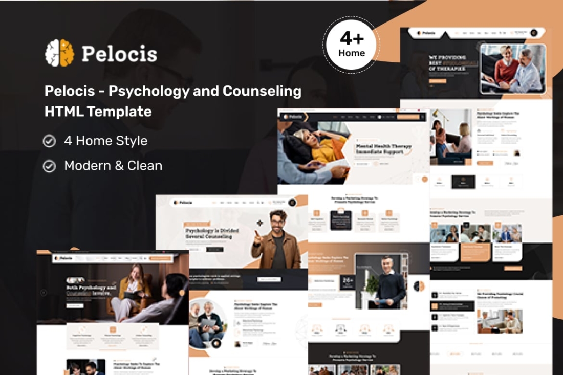 Pelocis – Psychology & Counseling HTML Template