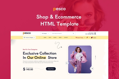 Pesco - eCommerce HTML + RTL Template