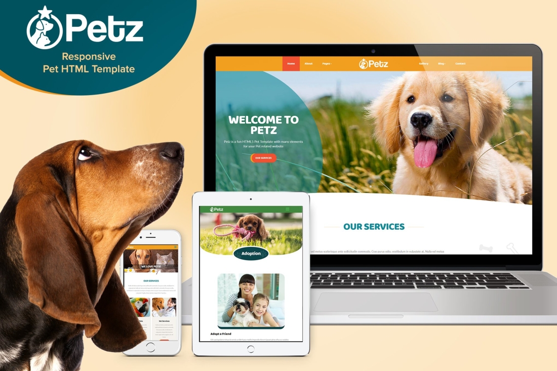 Petz - Responsive HTML Template