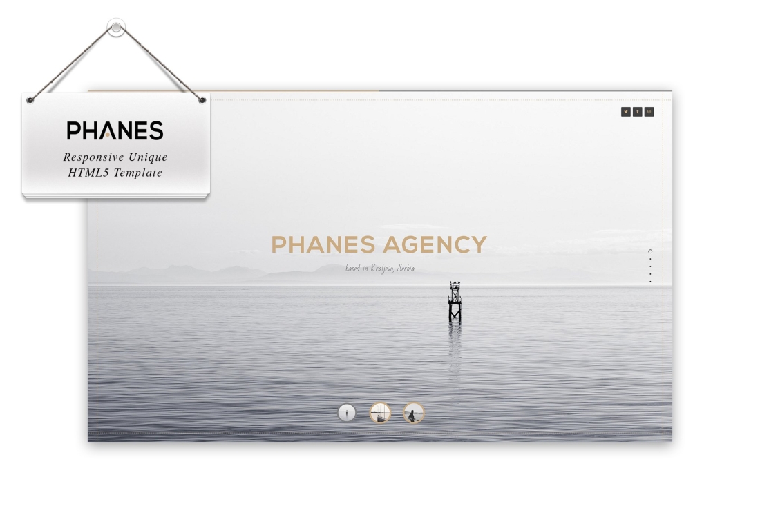 Phanes - Responsive Unique HTML5 Template