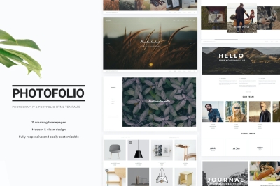 Photofolio - Photography & Portfolio HTML Template