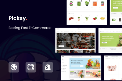 Picksy - React Gatsby Grocery Ecommerce Template