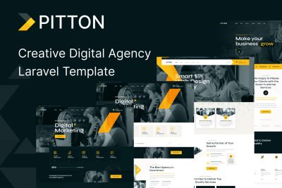 Pitoon Laravel 11 Creative Digital Agency Template