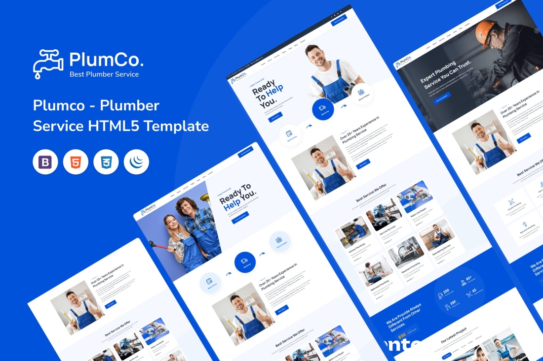 Plumco - Plumber Service HTML5 Template