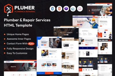 Plumer - Plumbing & Repair Service HTML Template