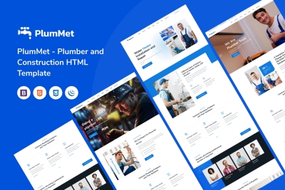PlumMet - Plumber and Construction HTML Template