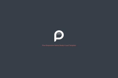 Plus Responsive Retina Ready V-card Template
