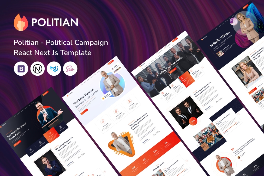 Politian - Political Campaign Next Js Template