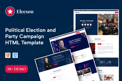 Political & Election Campaign HTML Template
