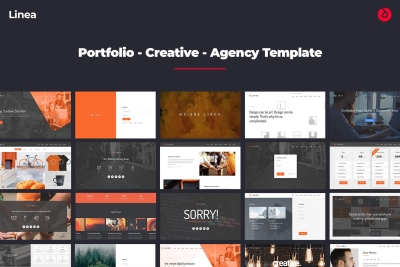 Portfolio, Creative, Agency, Multi-purpose - Linea
