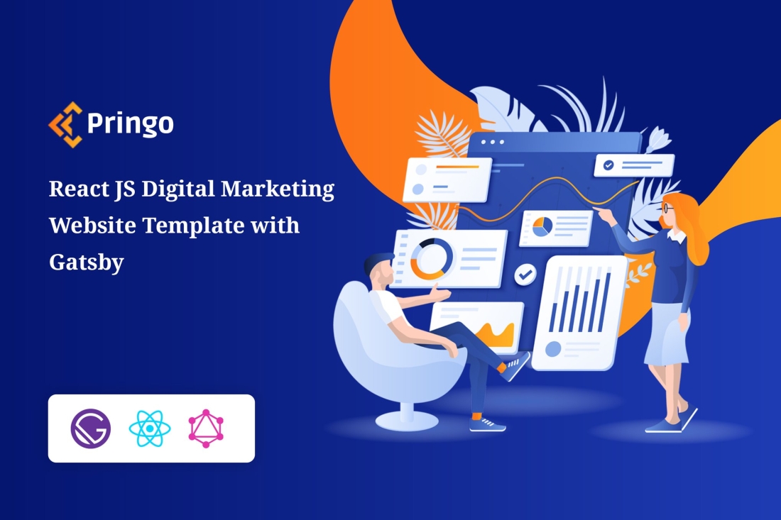 Pringo - React JS Digital Marketing Website Templa
