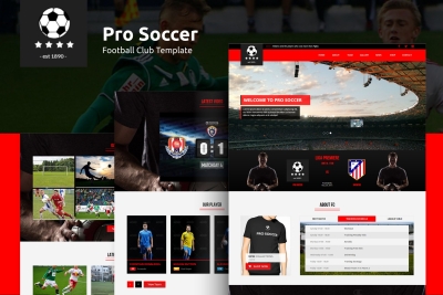 Pro Soccer - Football Club HTML Template