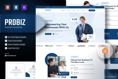 Probiz - Business Consulting HTML Template