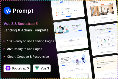 Prompt - Modern & Multipurpose Vue Template