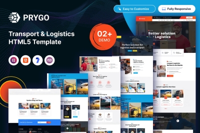 Prygo – Transport & Logistics HTML5 Template