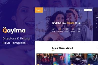 Qayima - Directory & Listing HTML5 Template