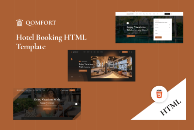 Qomfort - Hotel Booking HTML Template