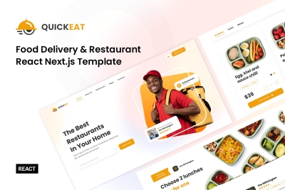 QuickEat - Restaurant Food Delivery React Template