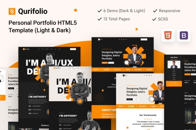 Qurifolio - Personal Creative Portfolio