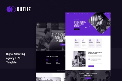 Qutiiz - Digital Marketing Agency HTML Template