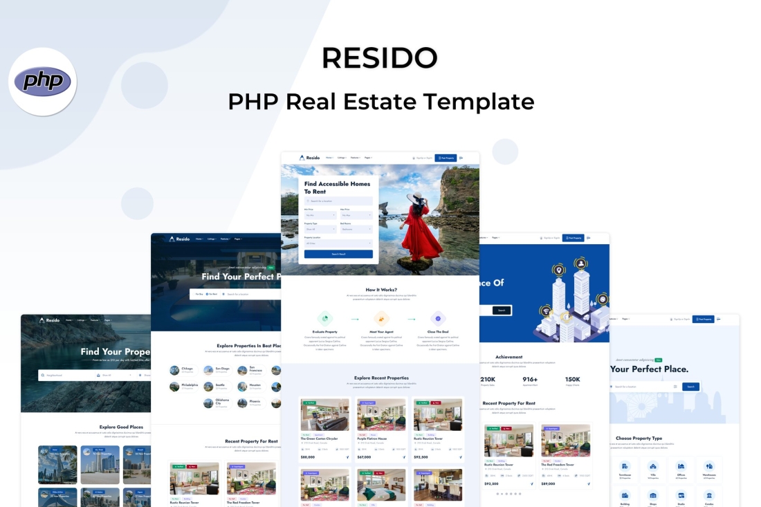 Resido - PHP Real Estate Template