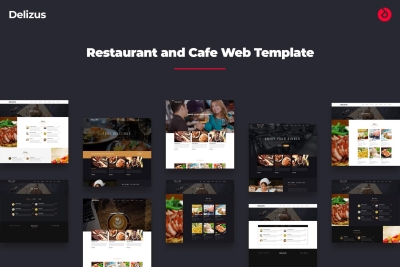 Restaurant and Cafe Website Template - Delizus