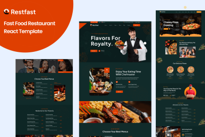 Restfast - Fast Food Restaurant React Template