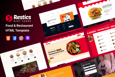 Restics - Food & Restaurant HTML Template