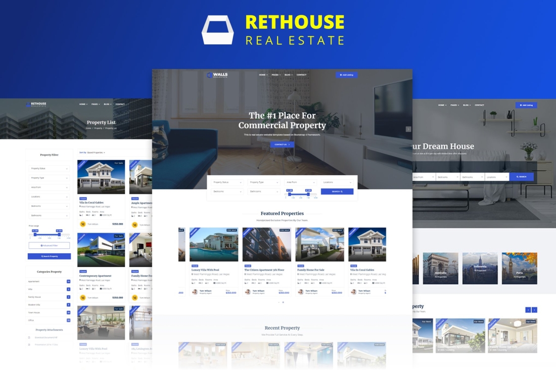Rethouse - Real Estate HTML Template