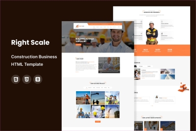 Right Scale - Construction Business HTML Template
