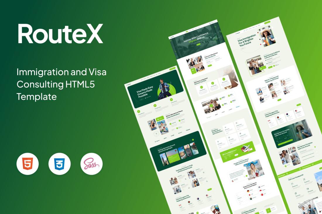 RouteX - Immigration and Visa Consulting HTML5