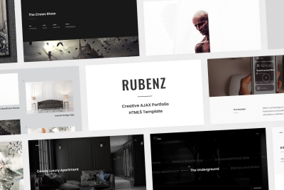 Rubenz – Creative AJAX HTML5 Template