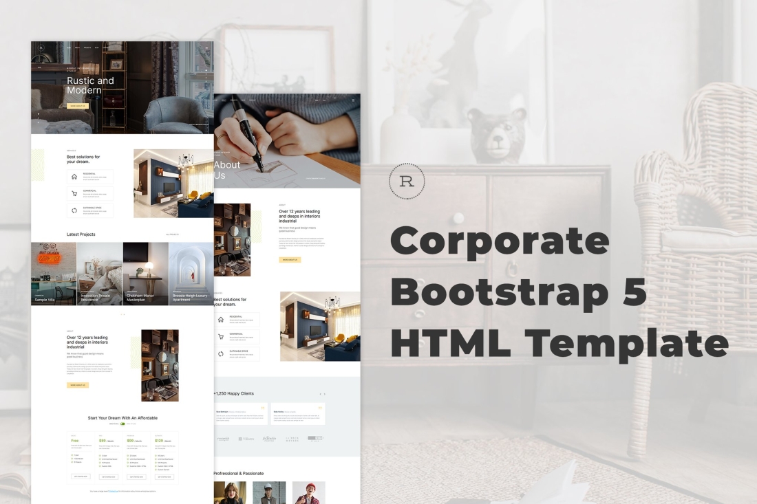 Rustic - Corporate Bootstrap 5 HTML Template