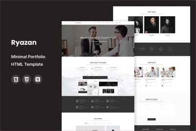 Ryazan - Minimal Portfolio HTML Template